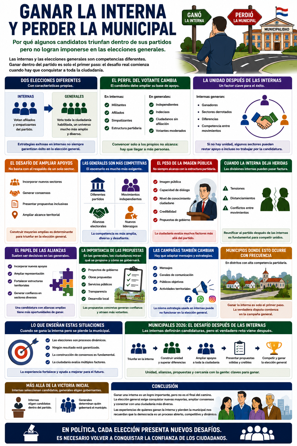 31) Ganar la interna y perder la municipal